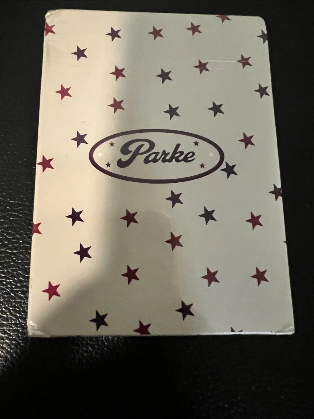 Parke claw clip w/Pouch Anchor Stripe & Deck of Cards Coastal Collection NIP